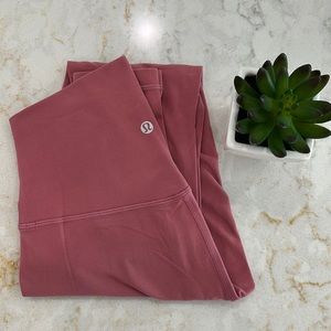 Lululemon Align Leggings Moss Rose 28”
